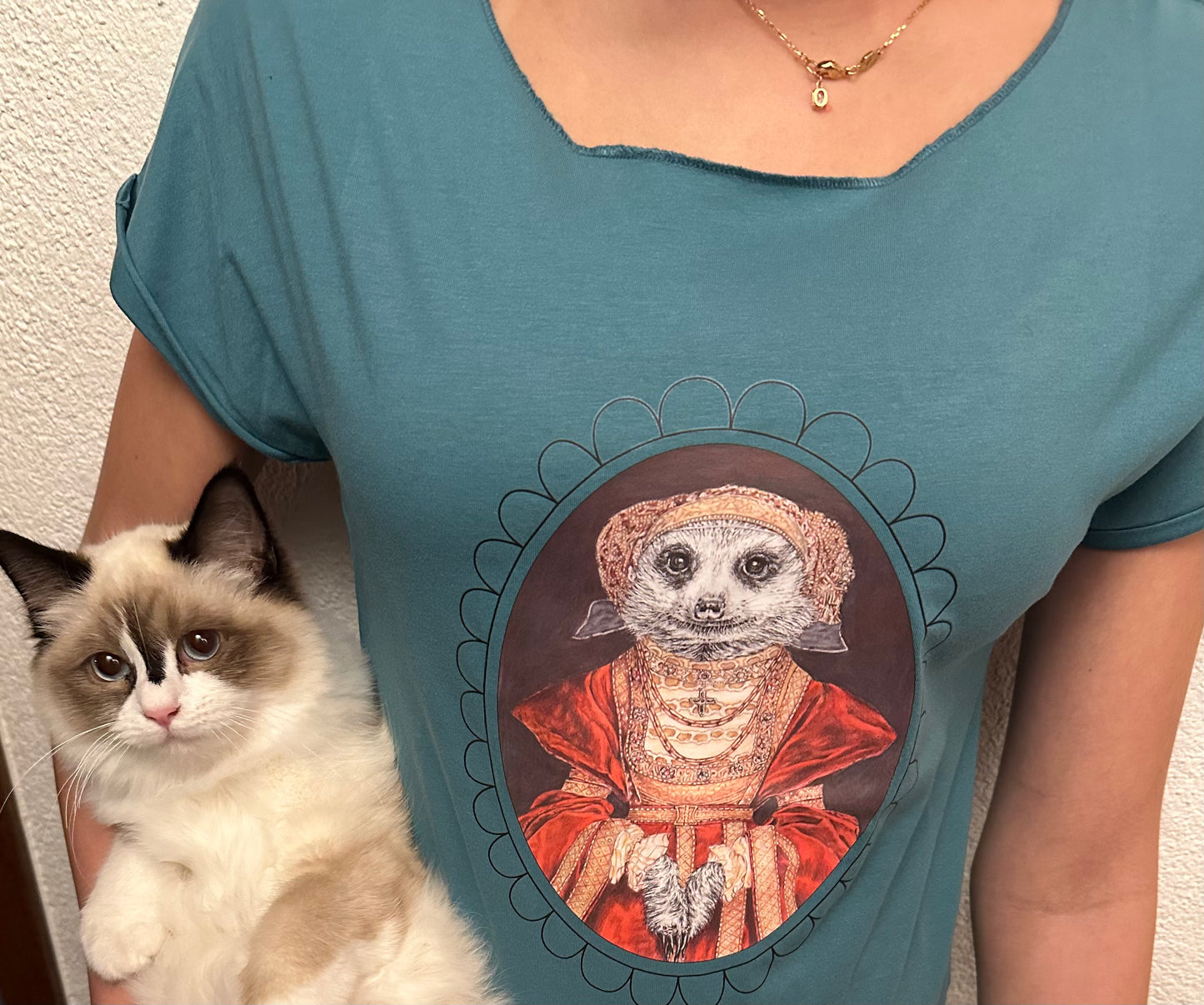 Kurzärmeliges T shirt Erdmännchen