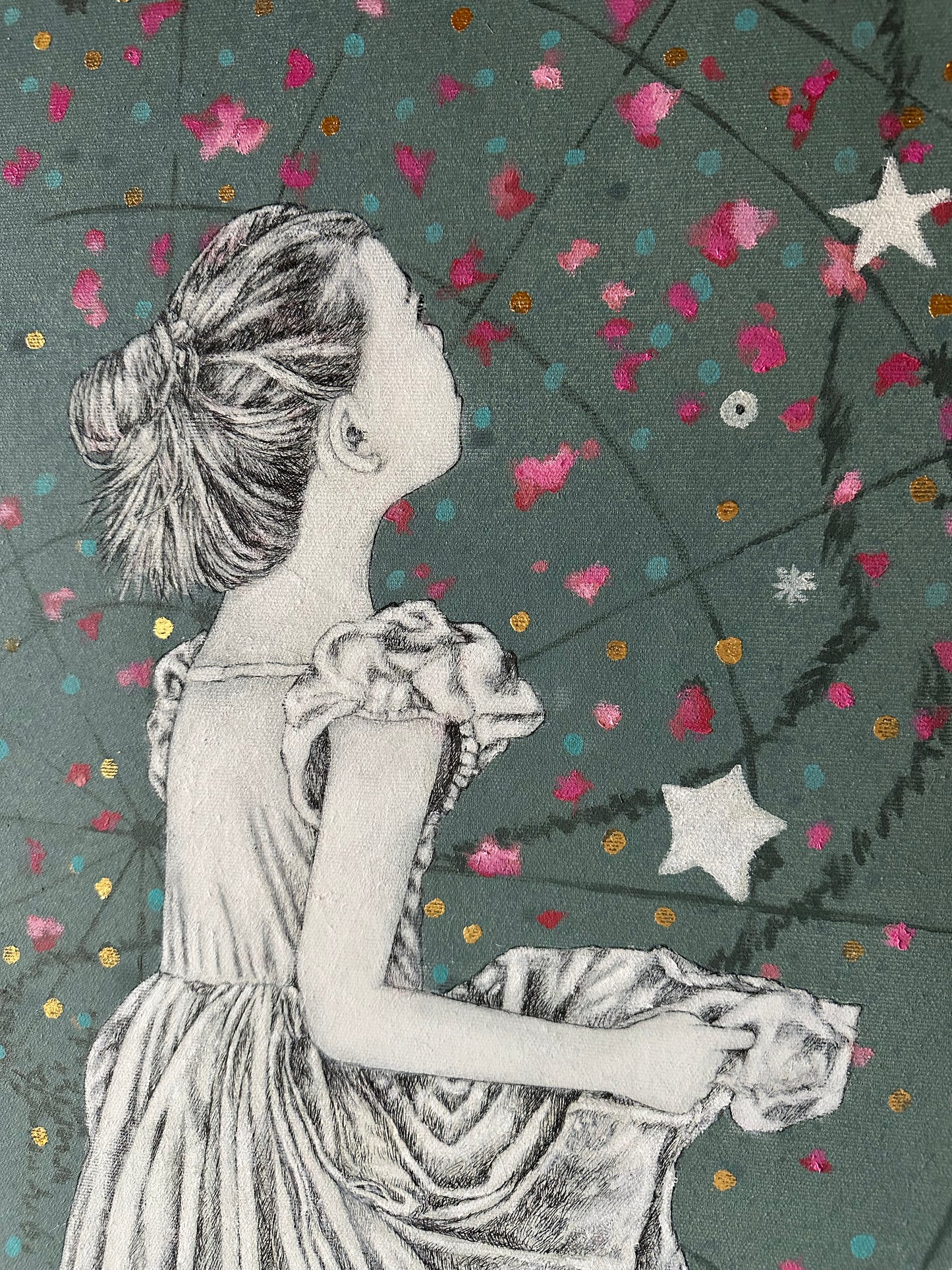 Ölgemälde Sternentaler