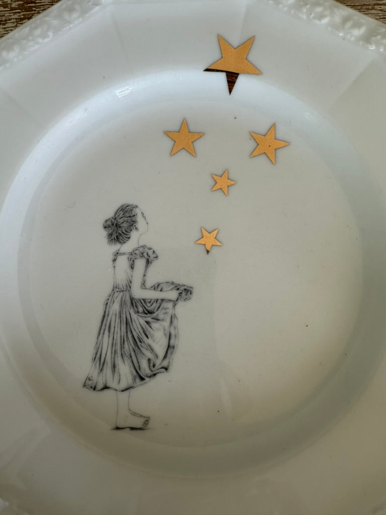 Vintage Teller Sternentaler