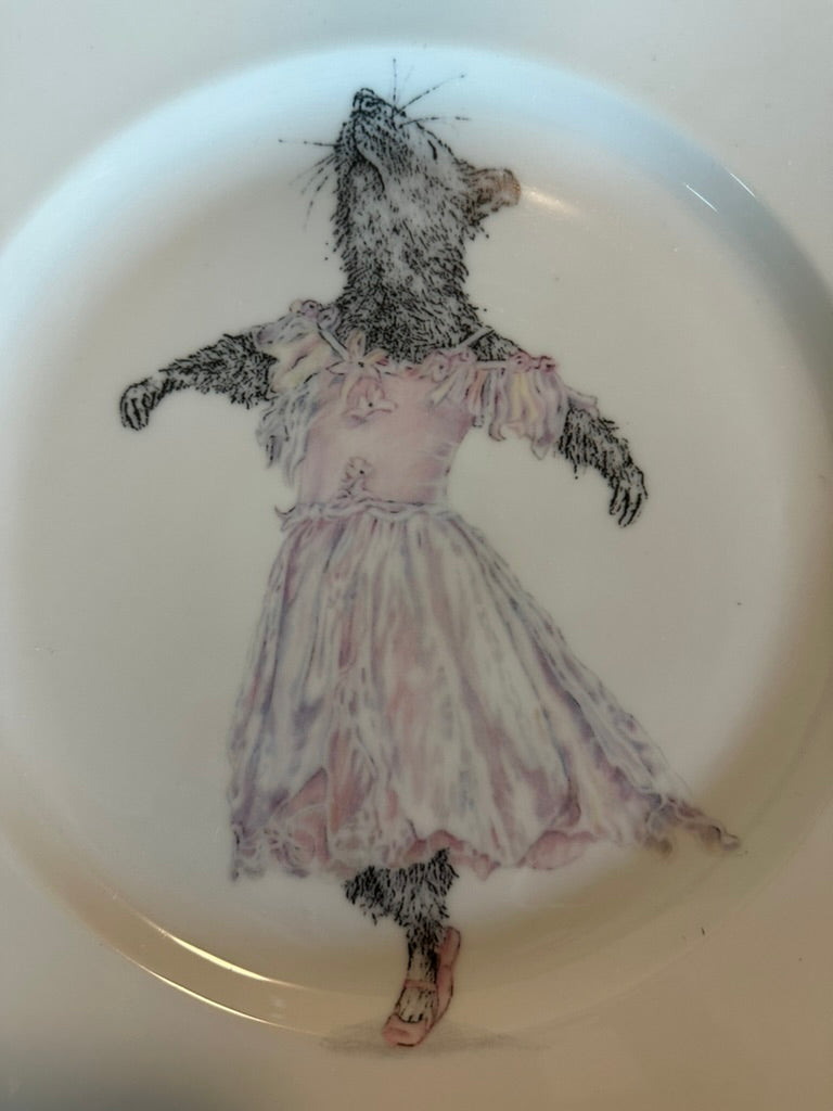 Vintage Teller Ratte gross