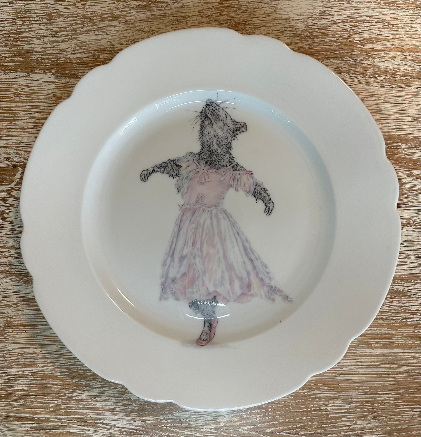 Vintage Teller Ratte gross