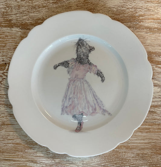 Vintage Teller Ratte gross