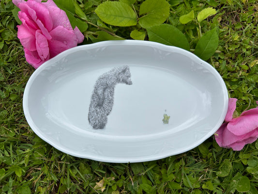 Schale Bär und Fisch