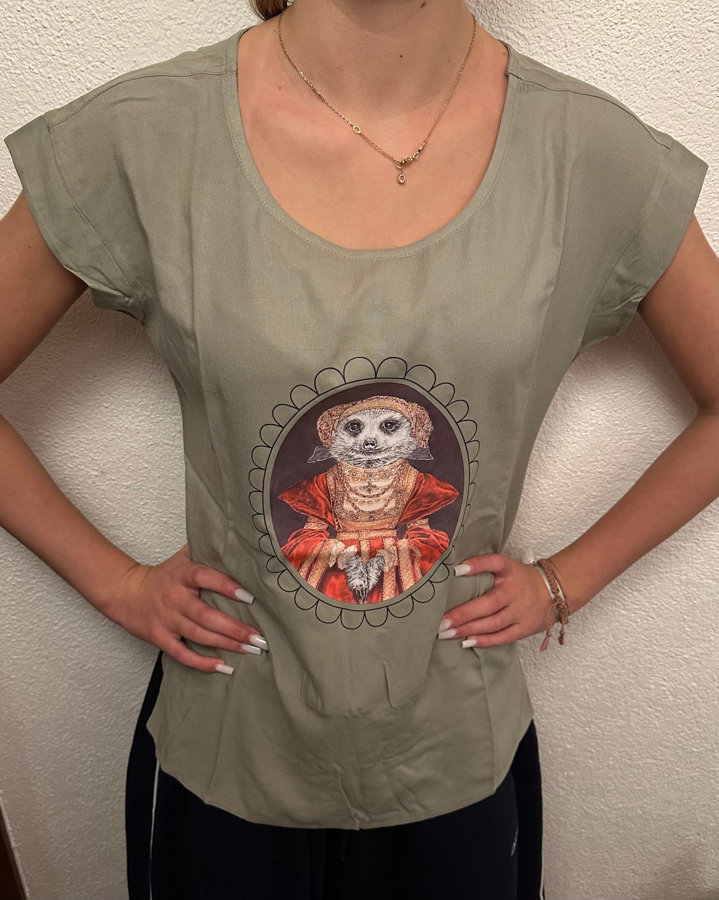 Kurzärmeliges T shirt Erdmännchen