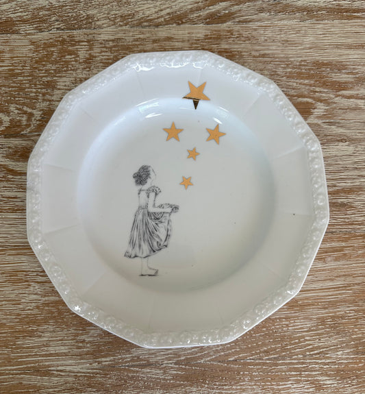 Vintage Teller Sternentaler