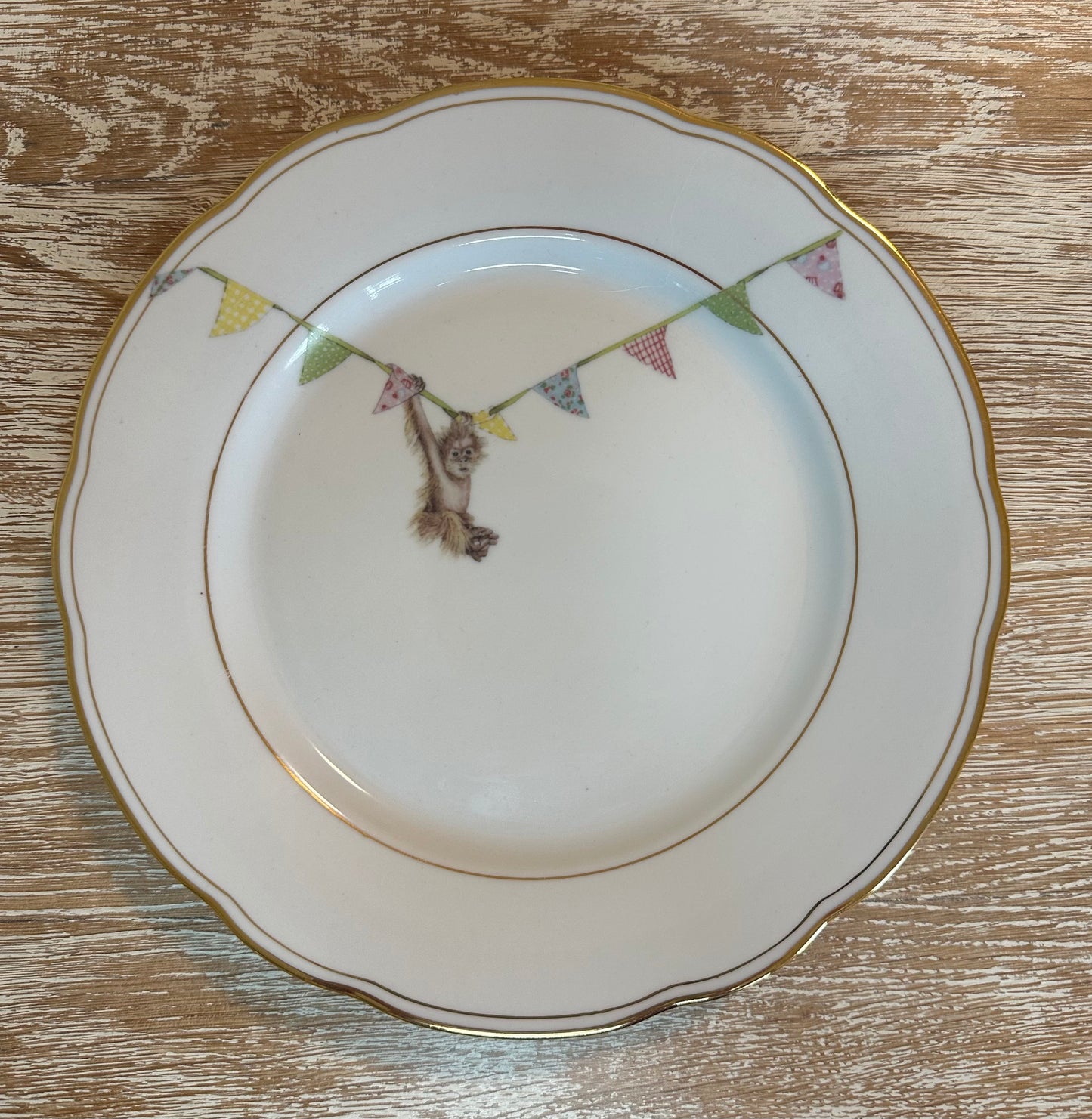 Kleiner Vintage Teller Bunting